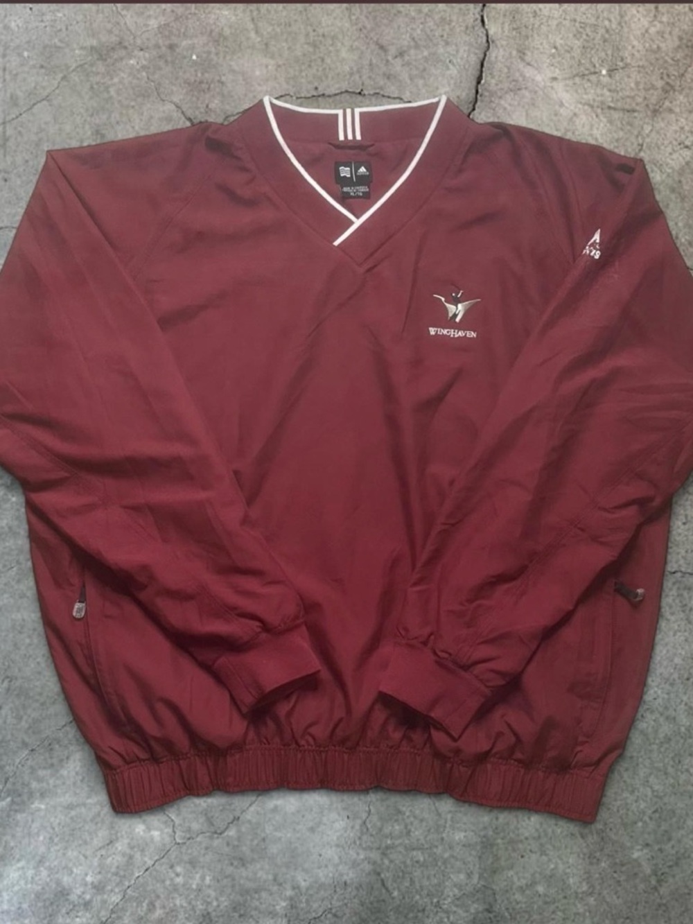 Adidas Burgundy Windbreaker
Jacket